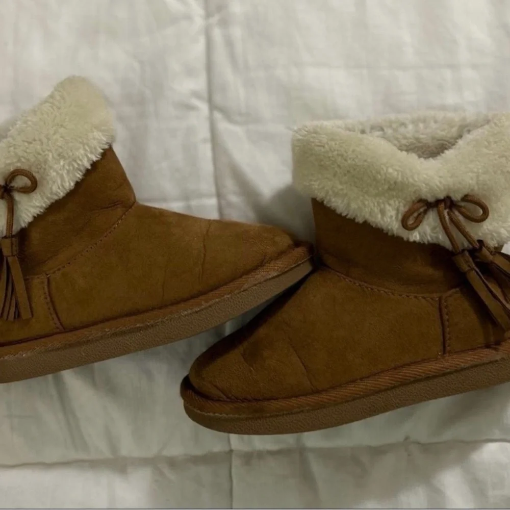 Okie Dokie lil Asbury girls boots size 10 cognac